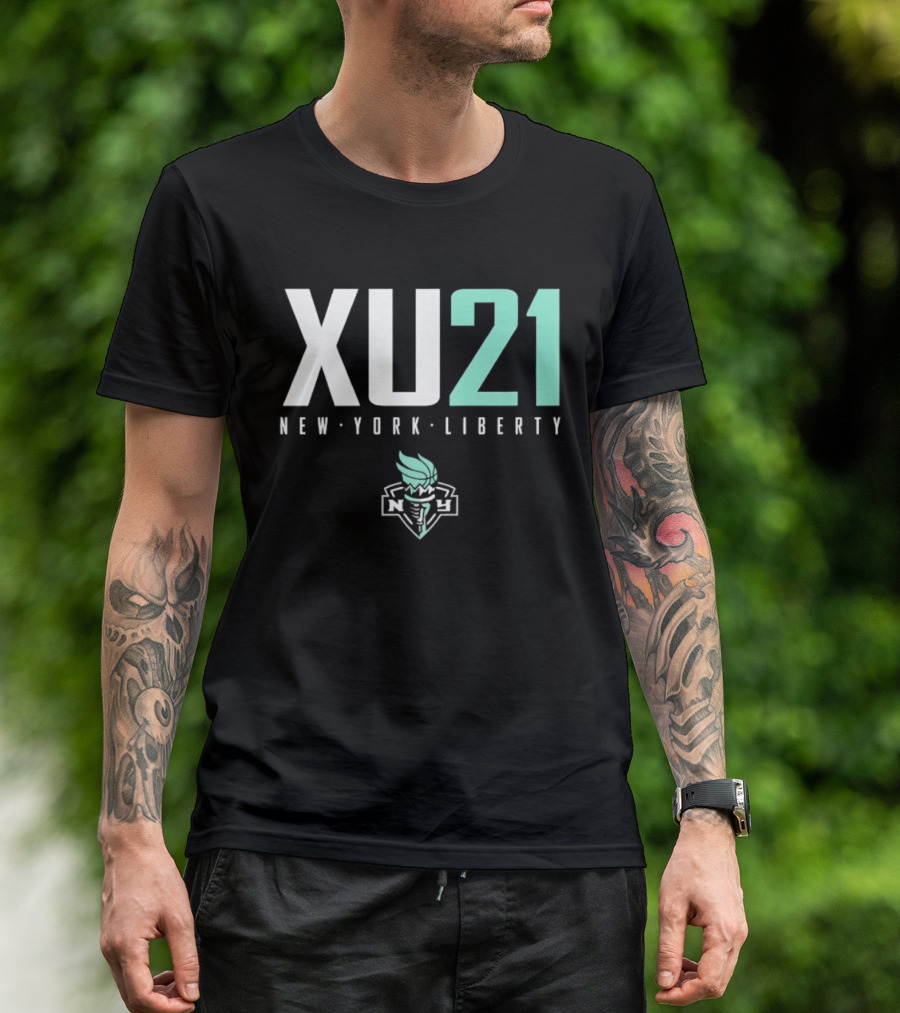 New York Liberty Xu 21 WNBA Basketball T-Shirt