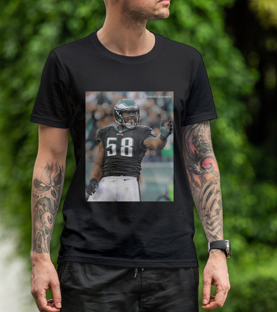 Philadelphia Eagles Legend Trent Cole Happy Birthday Celebration T-Shirt