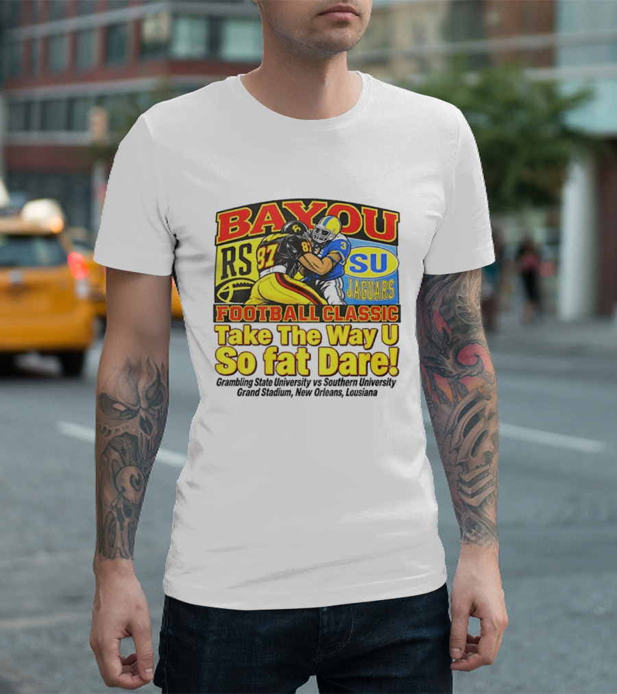 Bayou Classic Football Grambling State Vs Southern University Grand Stadium New Orleans T-Shirt