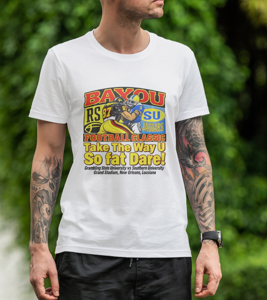 Bayou Classic Football Grambling State Vs Southern University Grand Stadium New Orleans T-Shirt