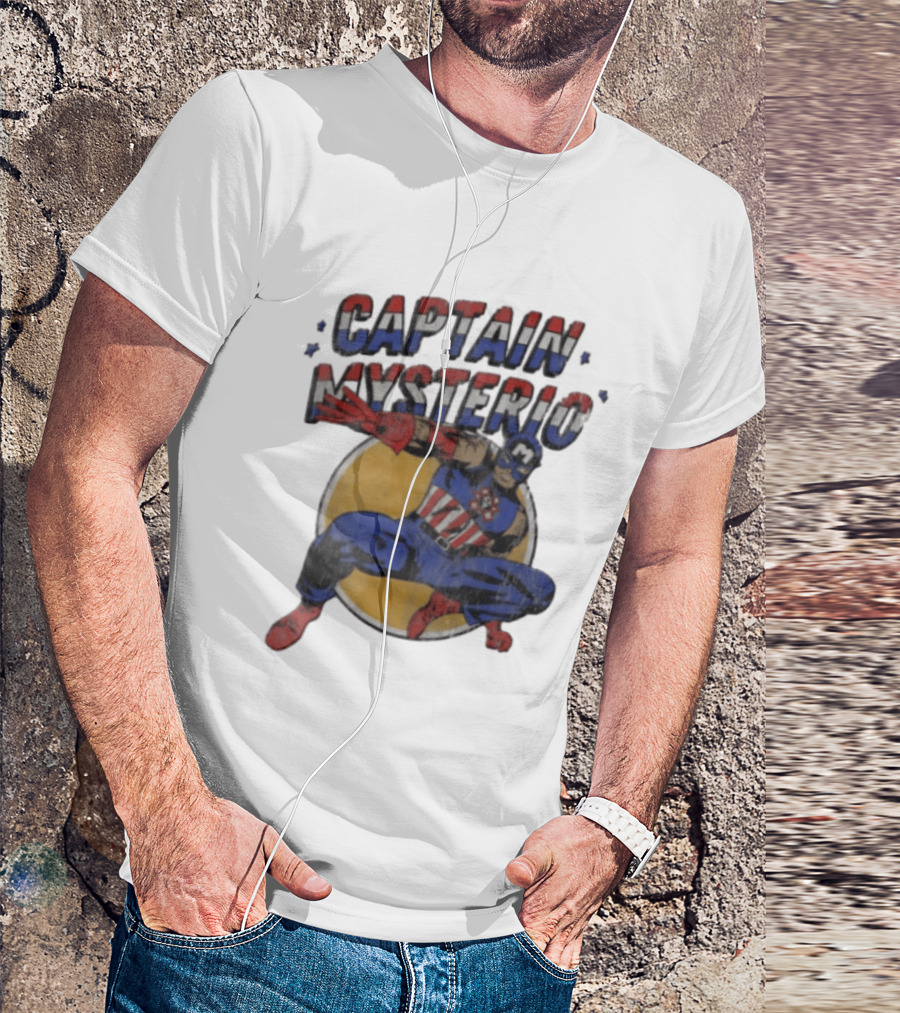 Captain Mysterio America Costume Wrestling Hero T-Shirt