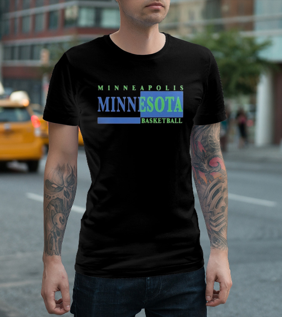Minneapolis Minnesota Basketball Team Sports Fan Gear T-Shirt