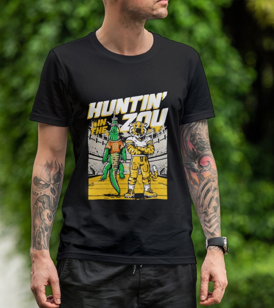 Huntin' In The Zou Missouri Tigers Stadium Rivalry T-Shirt
