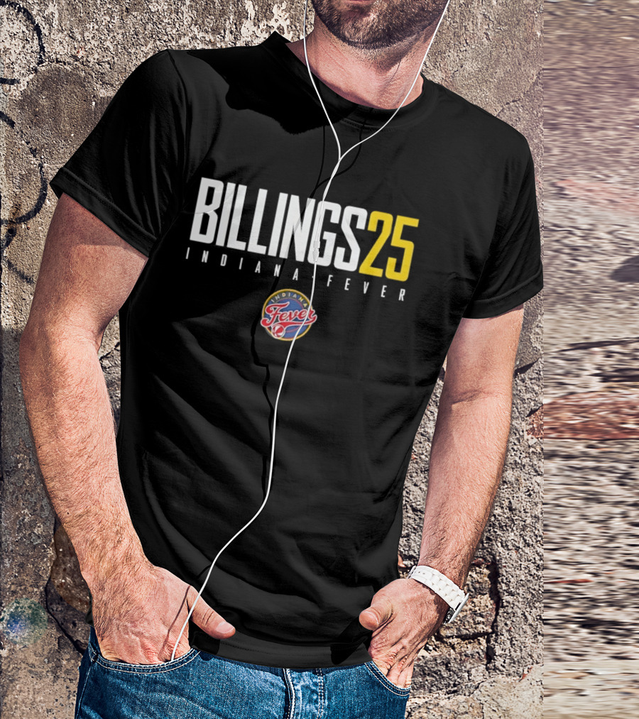 Billings 25 Indiana Fever WNBA Fever T-Shirt