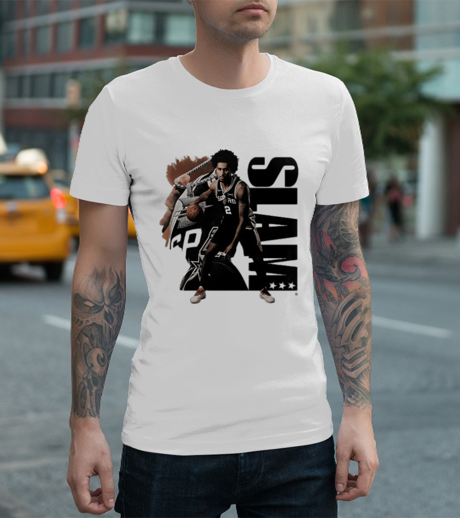 Dylan Harper 2 San Antonio Spurs SLAM 264 NBA Basketball T-Shirt
