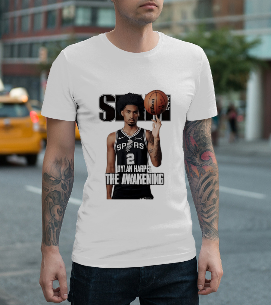 Dylan Harper 2 San Antonio Spurs The Awakening Slam NBA Basketball Cover T-Shirt