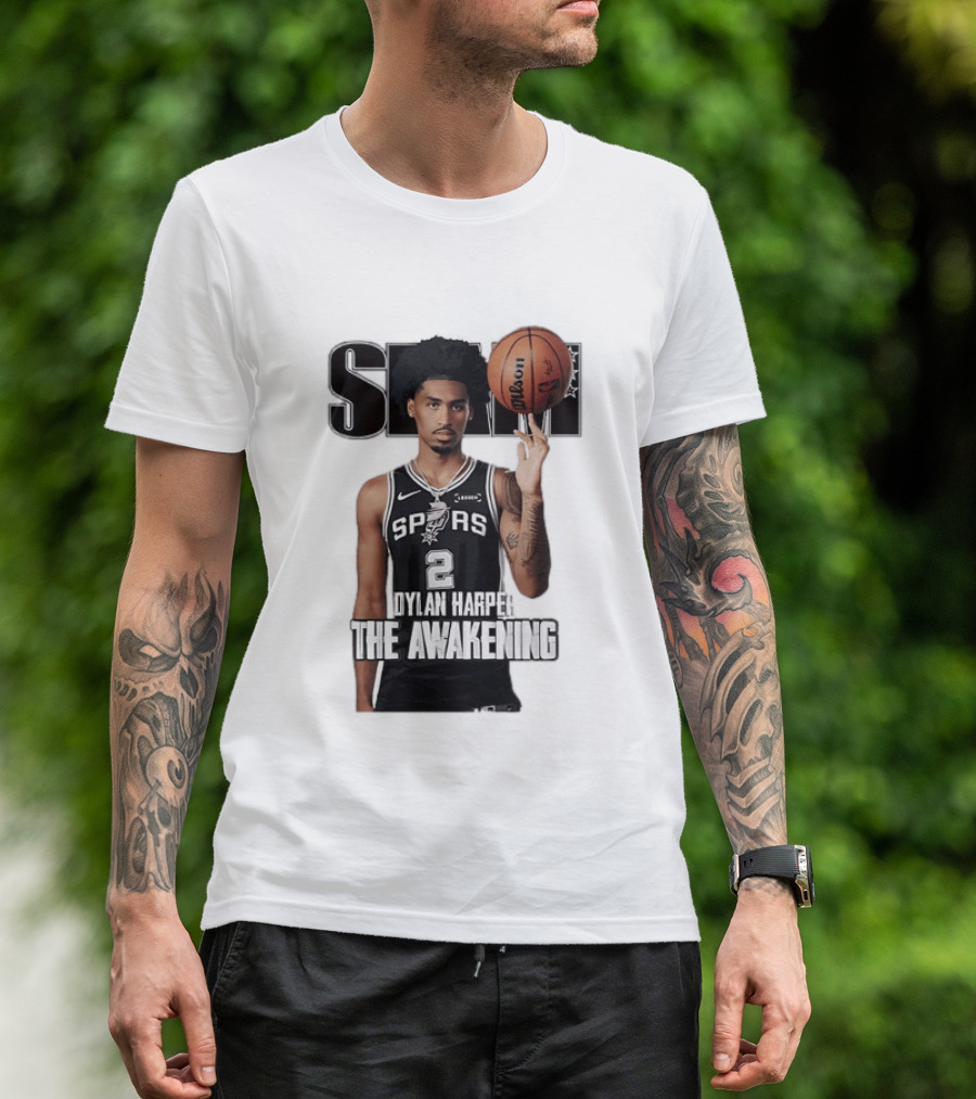Dylan Harper 2 San Antonio Spurs The Awakening Slam NBA Basketball Cover T-Shirt
