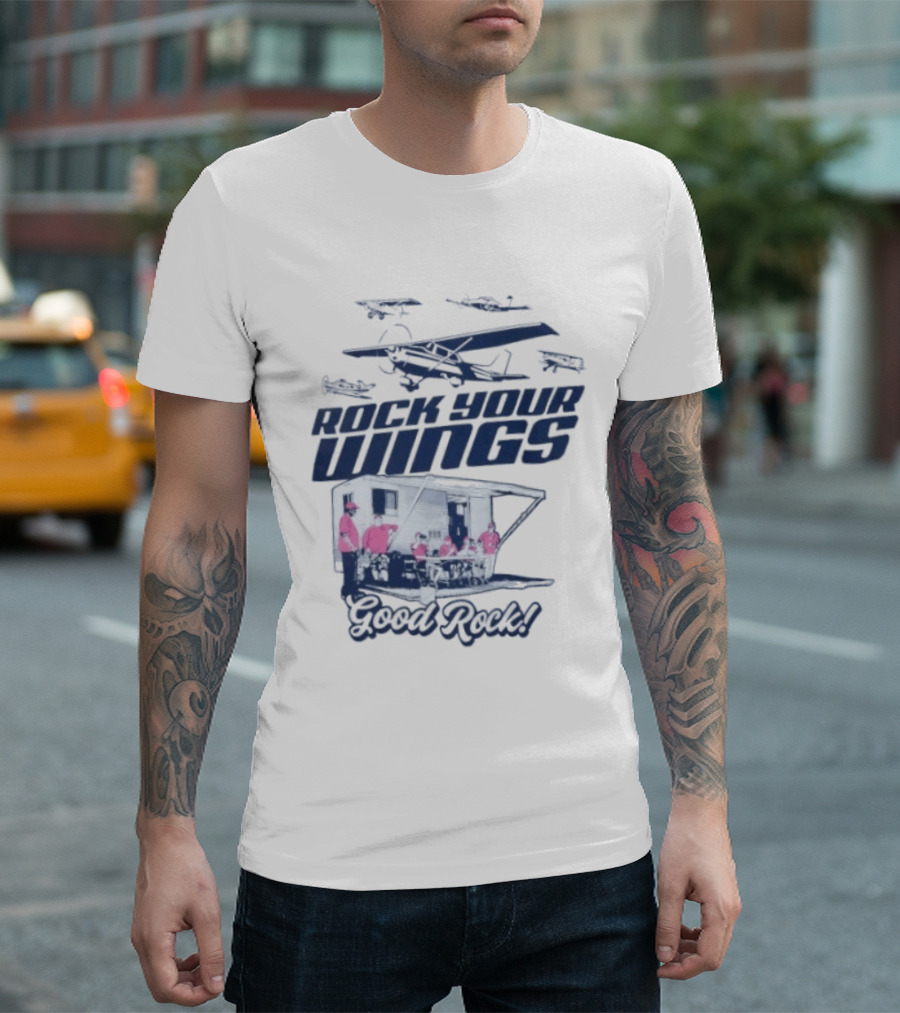 EAA AirVenture 2026 Rock Your Wings Good Rock Airplane Gathering T-Shirt