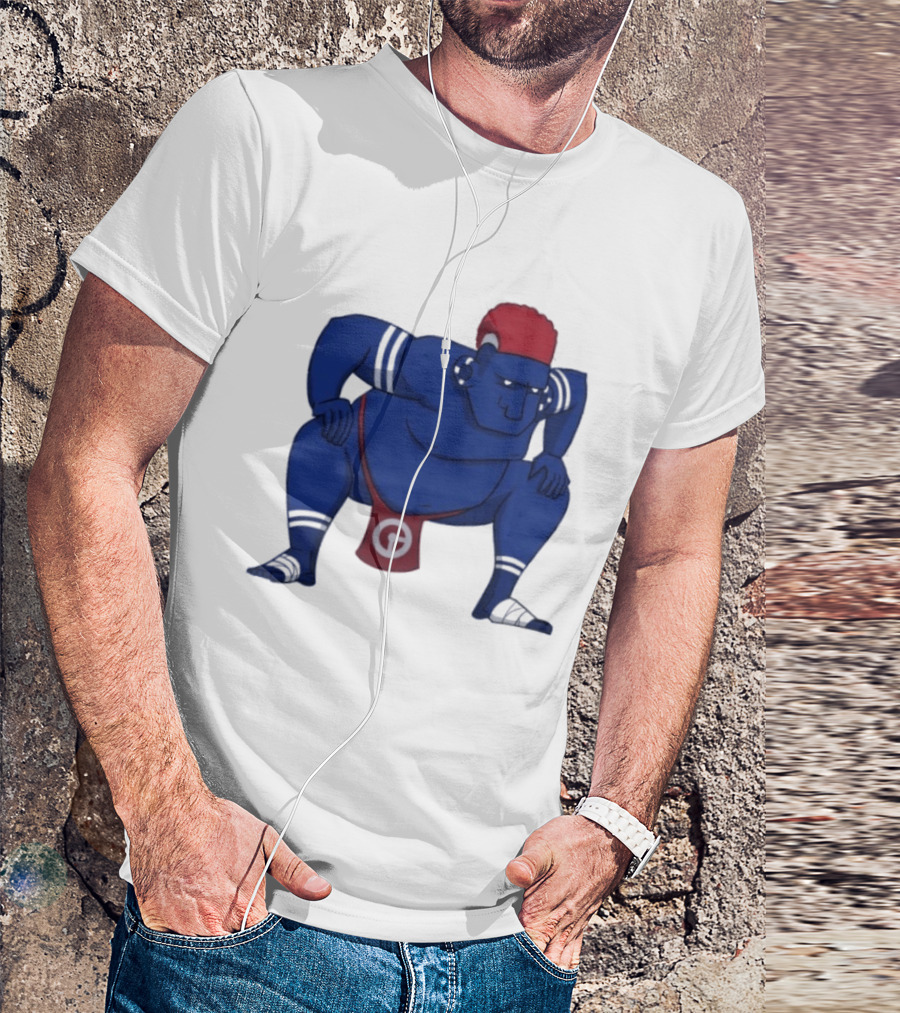 Hariyama Pokemon New York Giants Sumo Wrestler T-Shirt