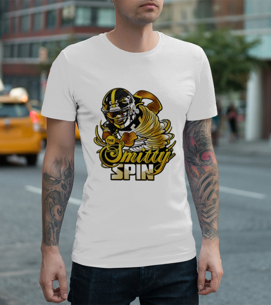 Smittyj Spin Alex Highsmith Pittsburgh Steelers Football T-Shirt