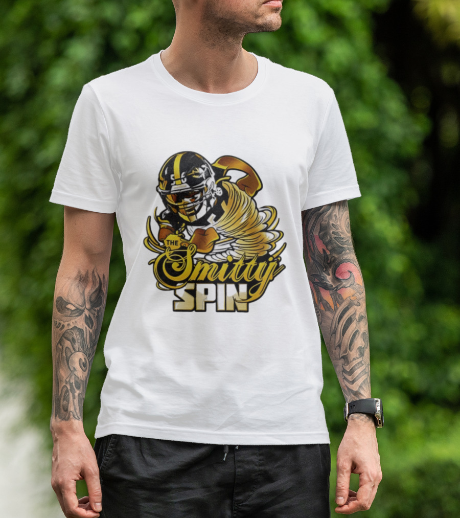 Smittyj Spin Alex Highsmith Pittsburgh Steelers Football T-Shirt