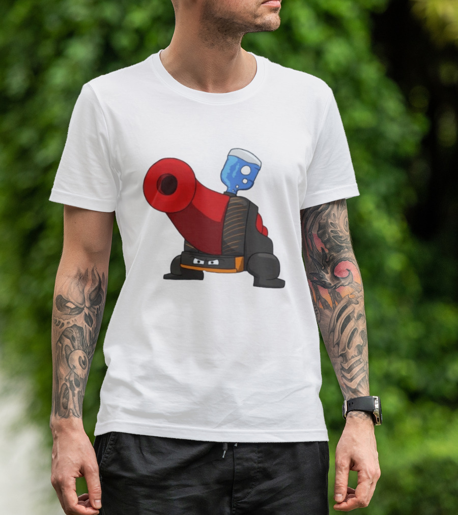 Tampa Bay Buccaneers Inspired Blastoise Pokemon T-Shirt