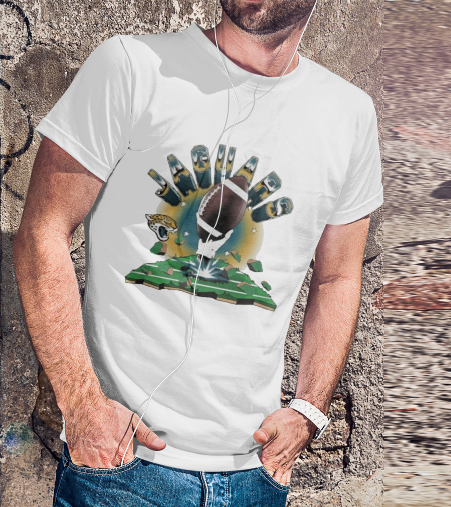 Jaguars Football 2026 Explode Clubhouse Jacksonville T-Shirt