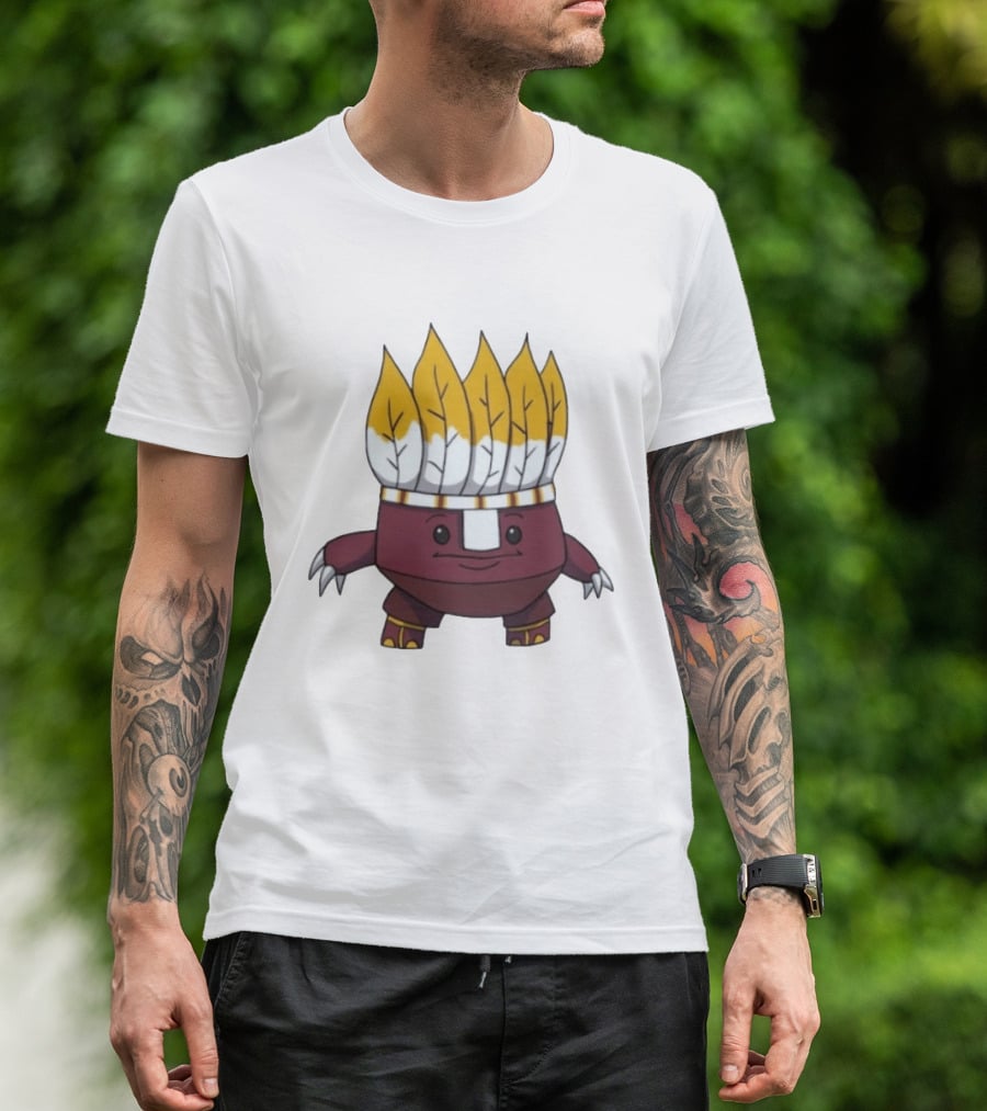 Washington Commanders Pokemon Cartoon T-Shirt