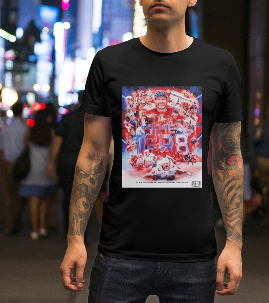 Alex Ovechkin The Gr8 Washington Capitals Open Ice Champions T-Shirt