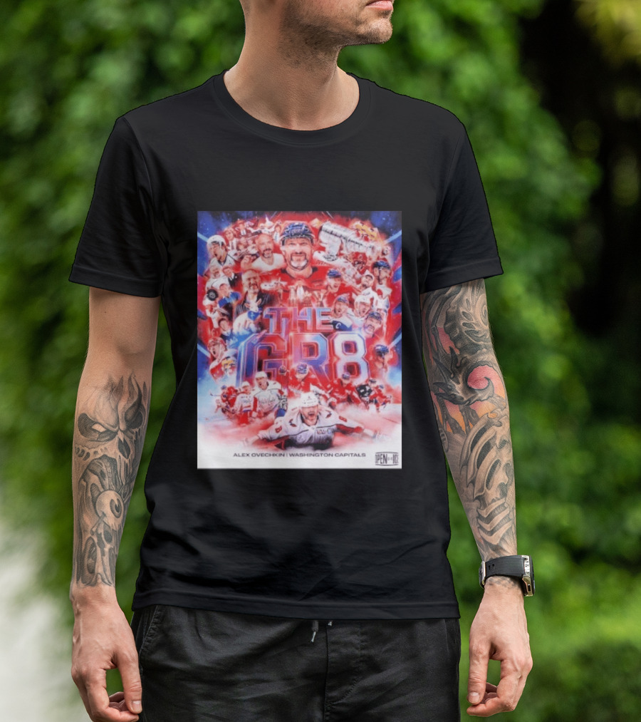 Alex Ovechkin The Gr8 Washington Capitals Open Ice Champions T-Shirt