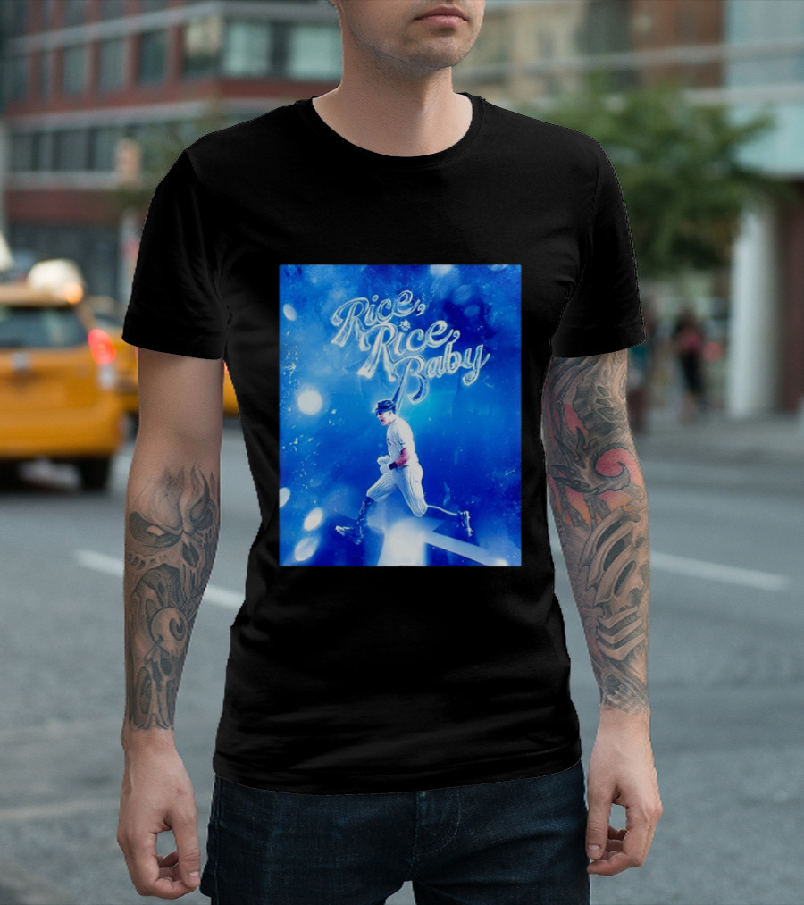 Ben Rice Rice Rice Baby New York Yankees MLB T-Shirt