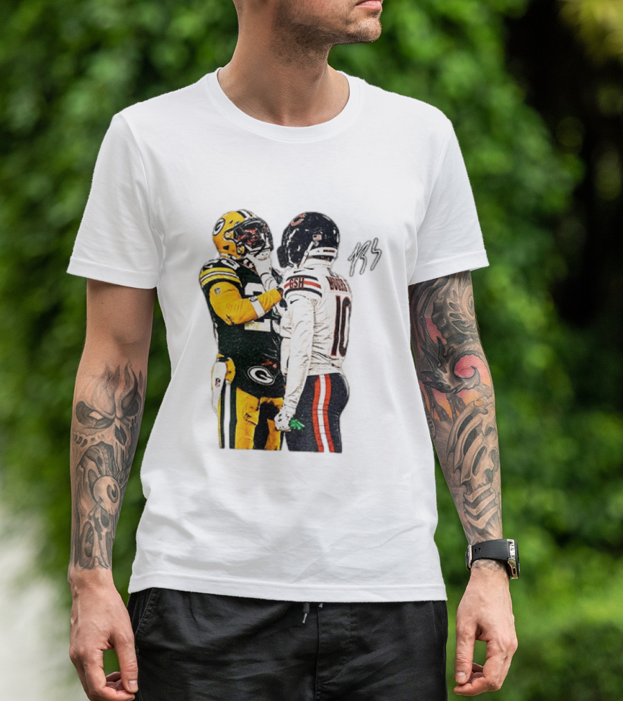 Luther Burden III Packers Bears Football Rivalry T-Shirt
