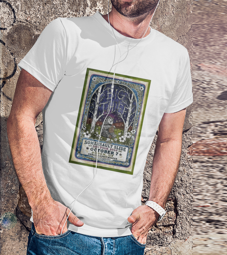Big Thief Somersault Slide 360 Tour 2026 October 7 Ogden UT Amphitheater With Porches T-Shirt