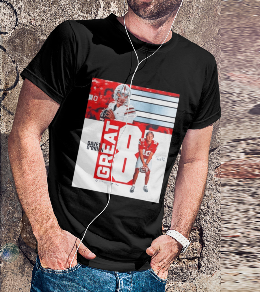 Ohio State Buckeyes Great 8 Julian Sayin Davey O'Brien Award T-Shirt