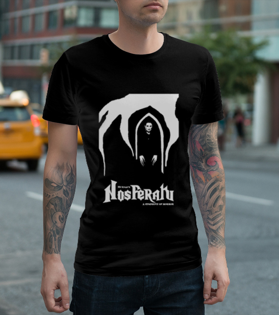 Nosferatu A Symphony Of Horror Murnau Classic Horror Film Archway T-Shirt
