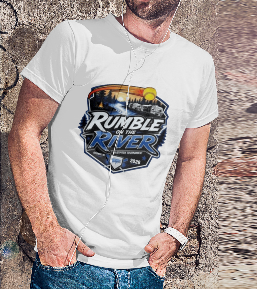 Rumble On The River Fastpitch Tournament Oconto WI 2026 T-Shirt