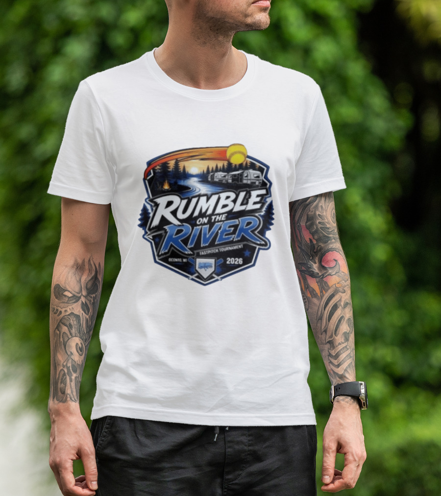 Rumble On The River Fastpitch Tournament Oconto WI 2026 T-Shirt