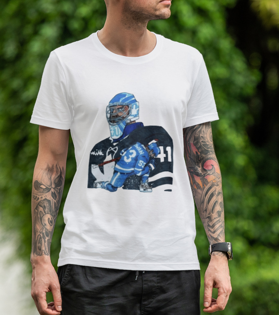 Cowan 53 Toronto Hockey Game 2 BrianBeLeafs Goalie Art 41 T-Shirt