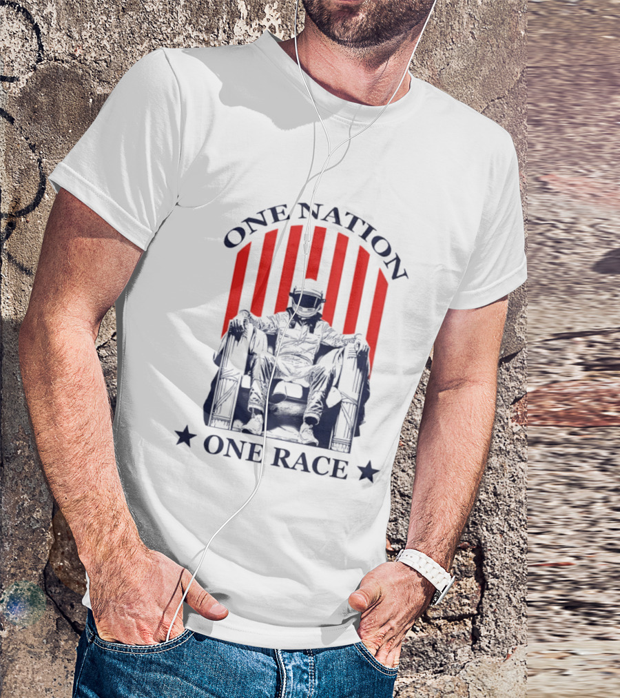 One Nation One Race Racer X IndyCar Washington DC T-Shirt