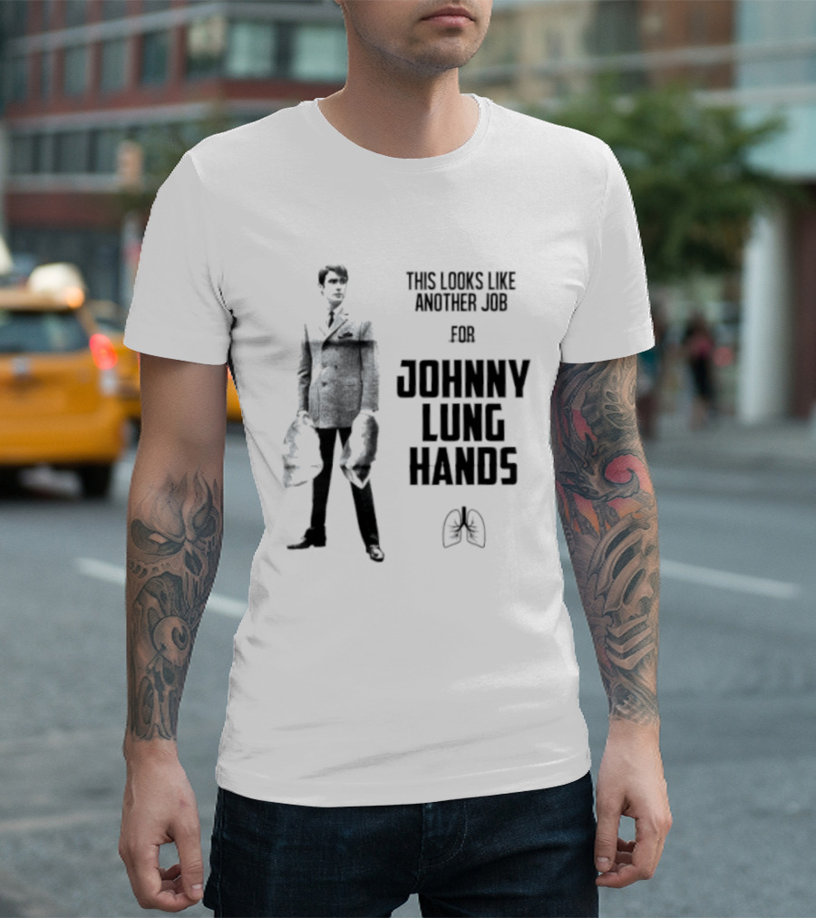 This Looks Like Another Job For Johnny Lung Hands Retro Noir T-Shirt