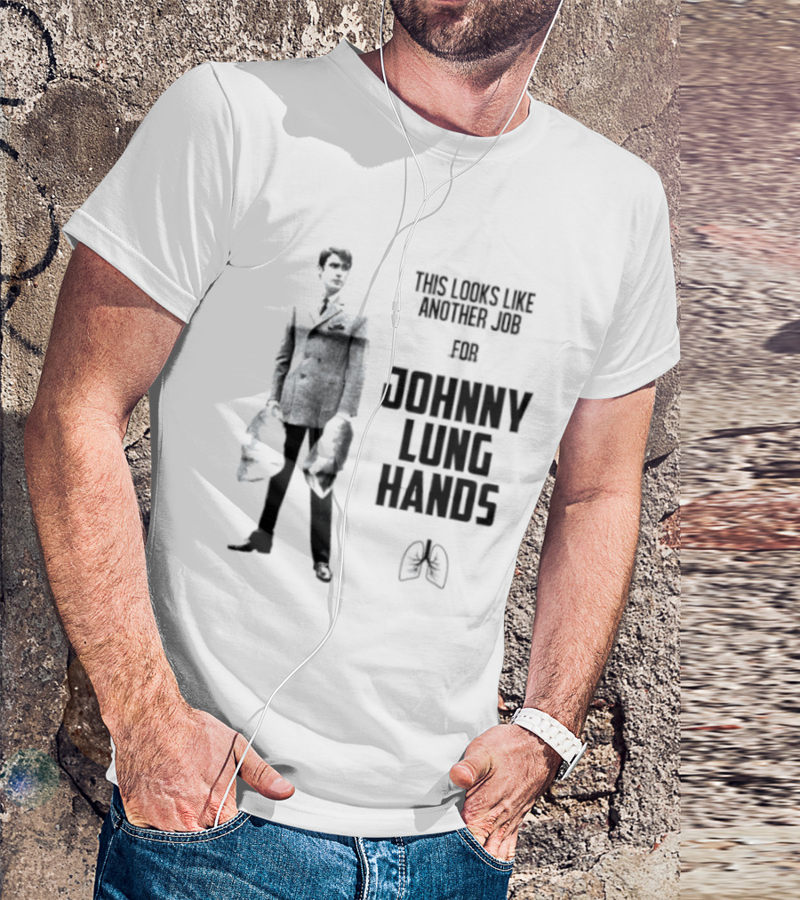 This Looks Like Another Job For Johnny Lung Hands Retro Noir T-Shirt