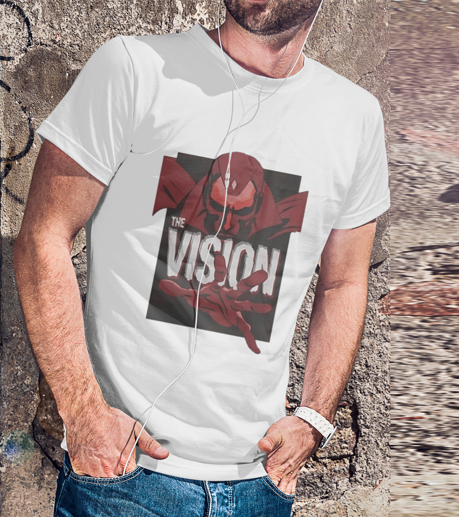 The Vision Marvel Superhero Avengers Comic T-Shirt