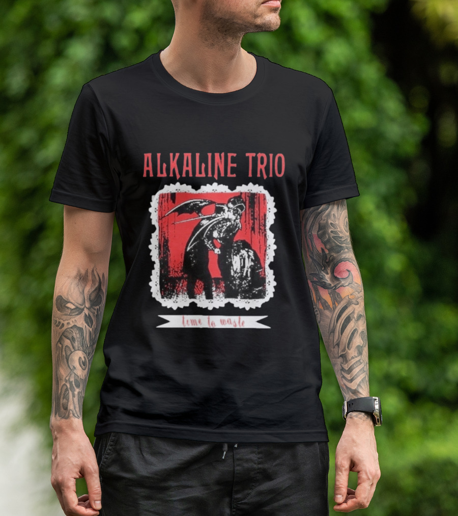 Alkaline Trio Time To Waste Punk Rock Band Album T-Shirt