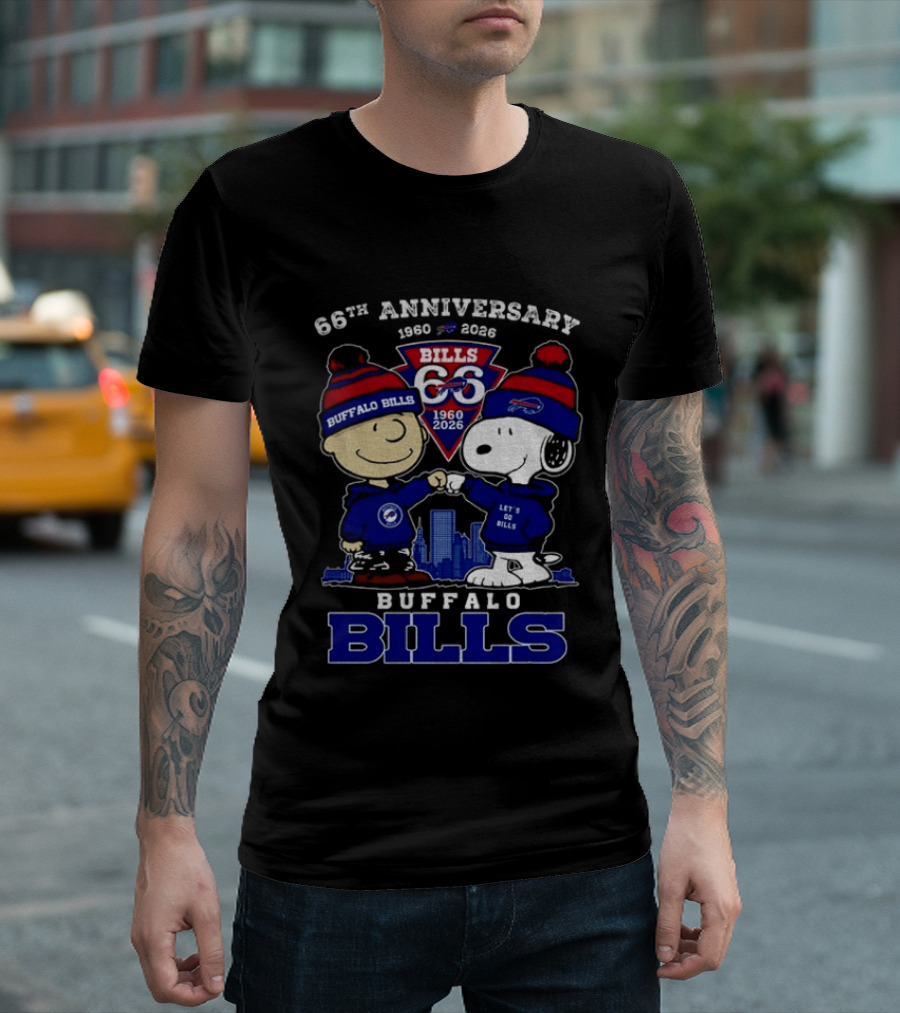 Buffalo Bills 66th Anniversary 1960 2026 Thank You For The Memories T-Shirt
