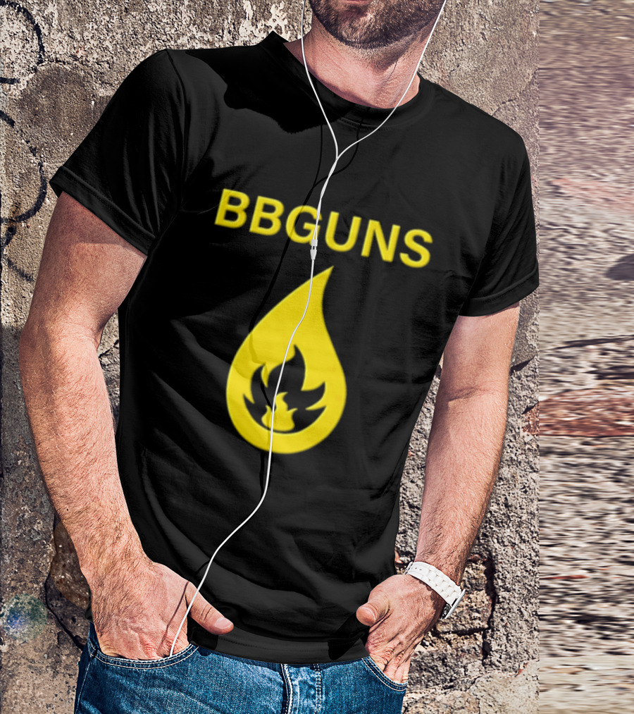 BBGUNS Yellow Flame T-Shirt