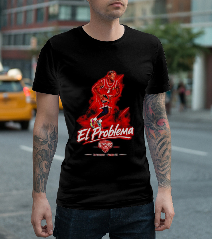 Nigel Williams Goss Olympiakos Euroleague El Problema Basketball 8 T-Shirt
