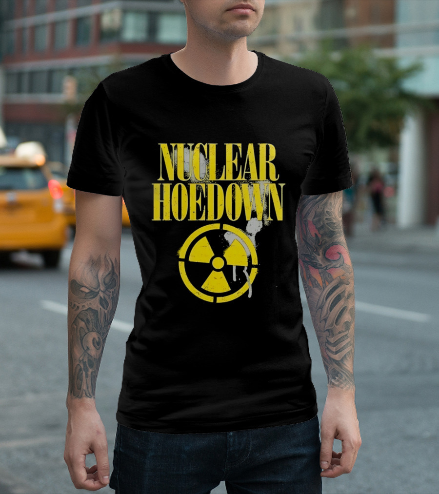 Nuclear Hoedown Distressed Radioactive T-Shirt