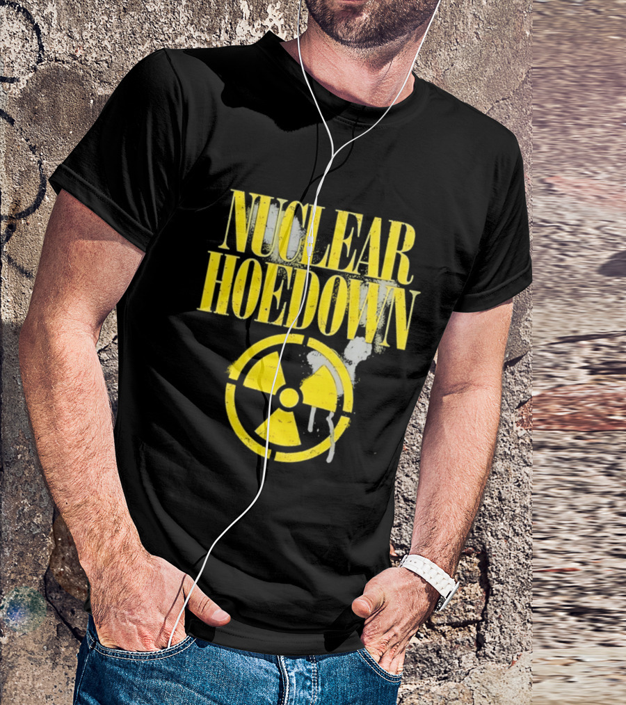 Nuclear Hoedown Distressed Radioactive T-Shirt