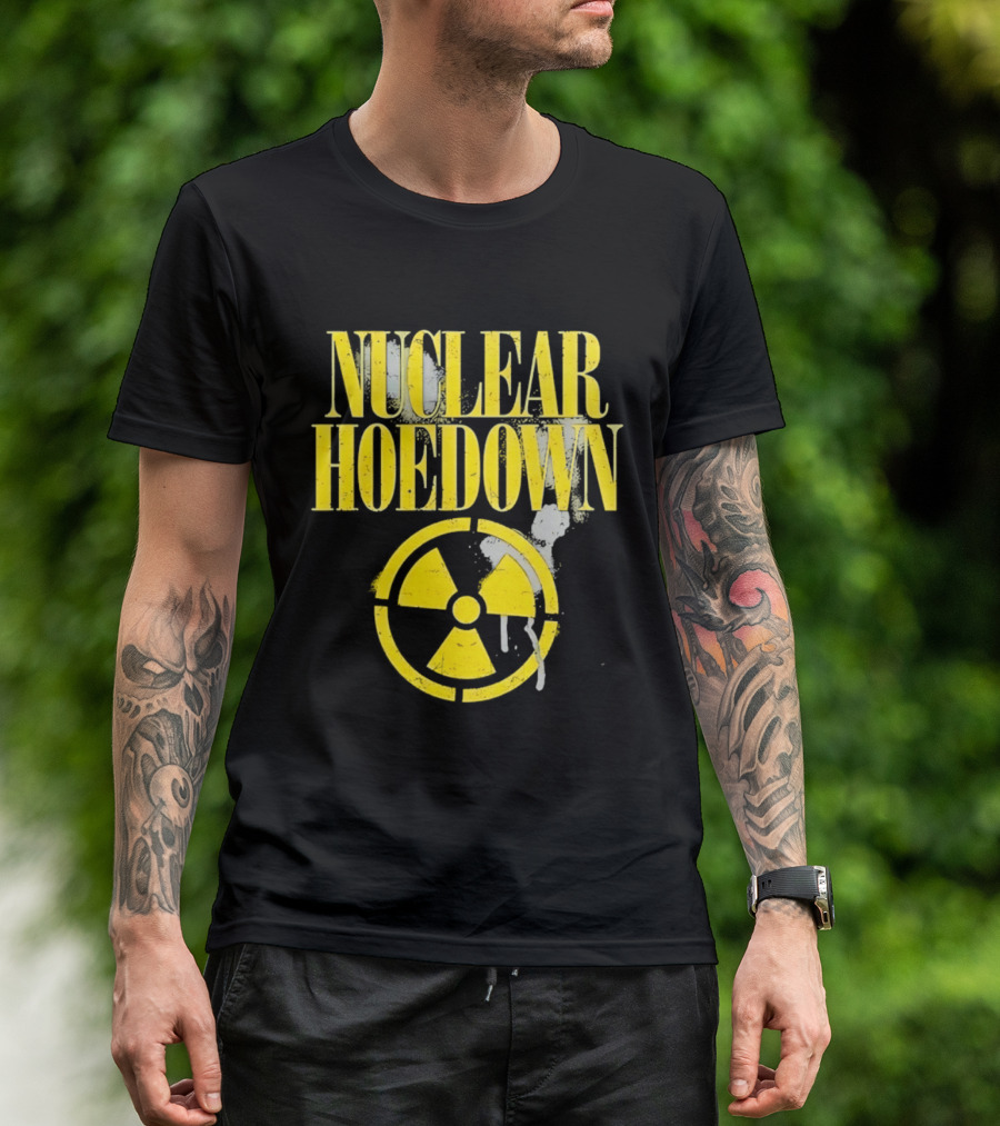Nuclear Hoedown Distressed Radioactive T-Shirt
