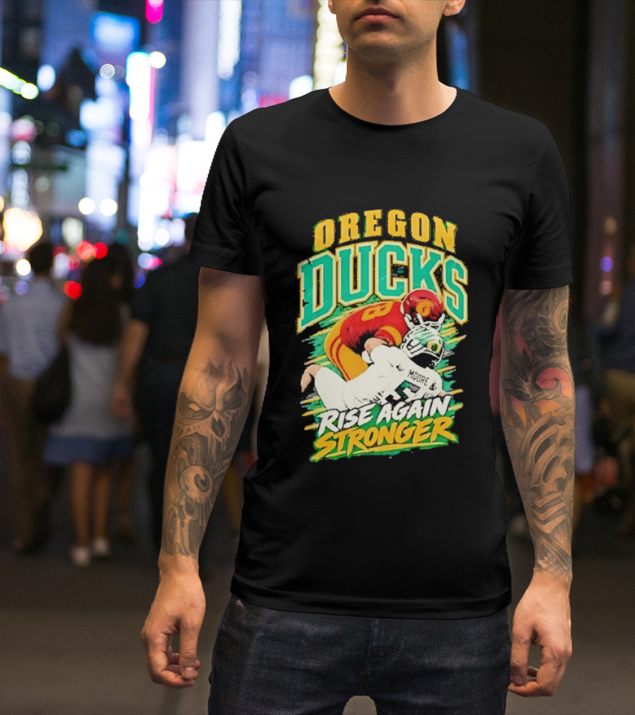Oregon Ducks Rise Again Stronger College Football T-Shirt
