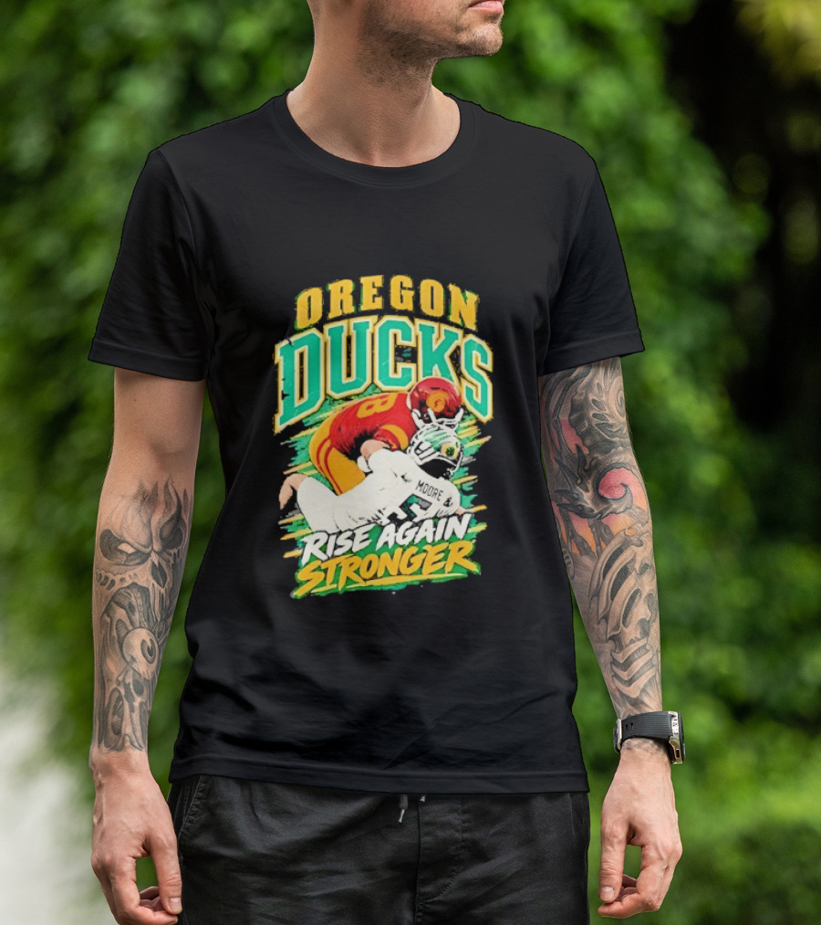 Oregon Ducks Rise Again Stronger College Football T-Shirt