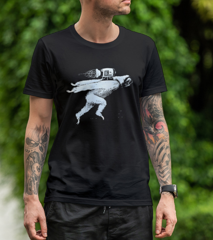 Sloth Flying With Rocket Jetpack Adventure T-Shirt