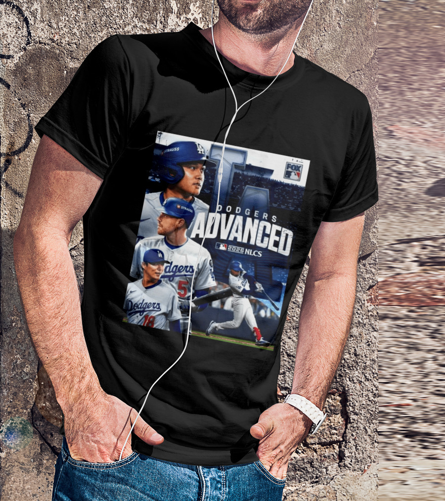 Dodgers Advanced To 2026 NLCS With Fox MLB Coverage T-Shirt