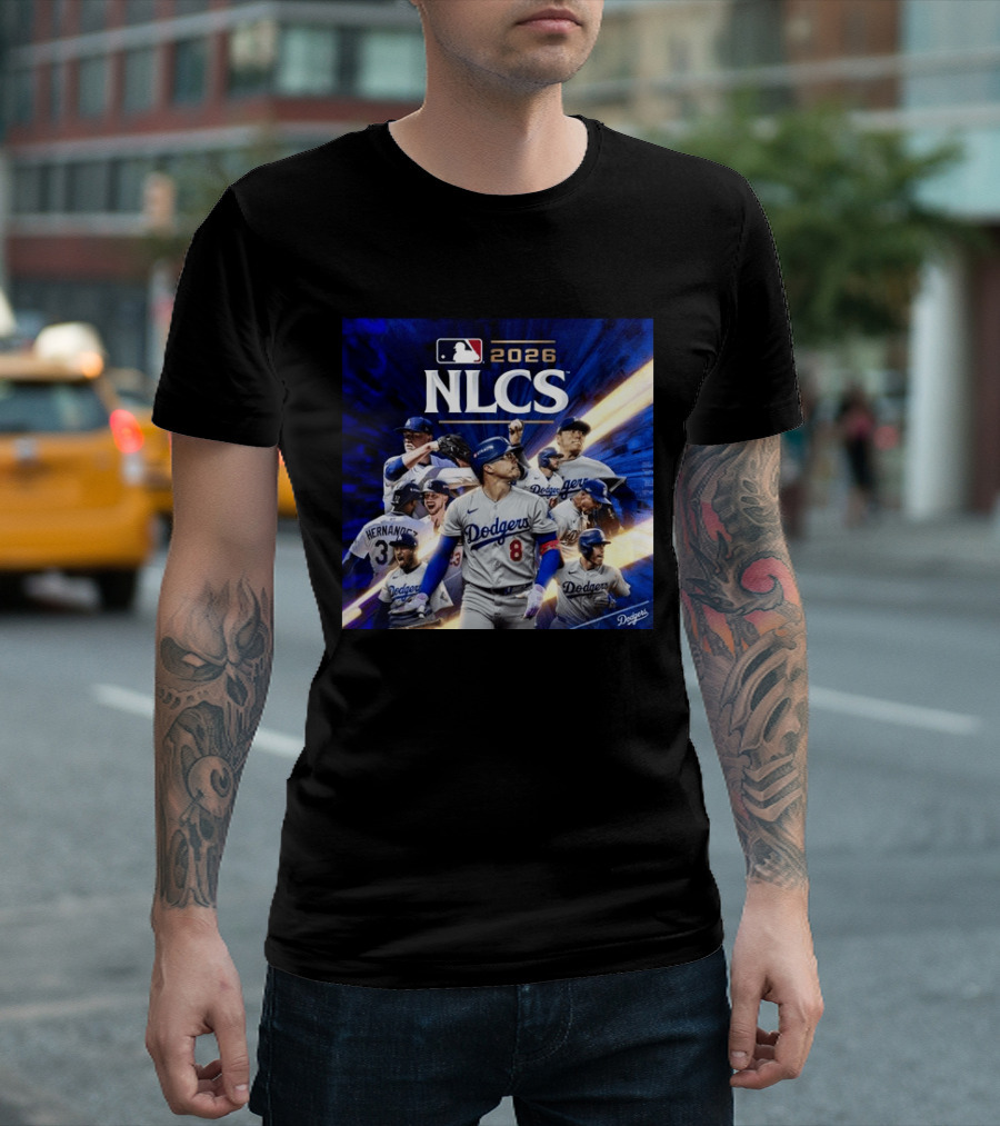 MLB Los Angeles Dodgers 2026 NLCS Bound Celebration T-Shirt