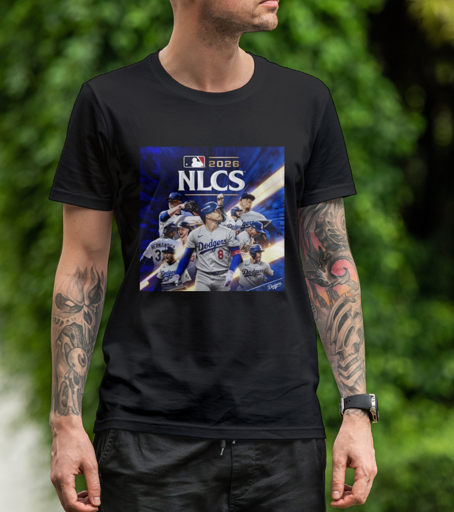 MLB Los Angeles Dodgers 2026 NLCS Bound Celebration T-Shirt
