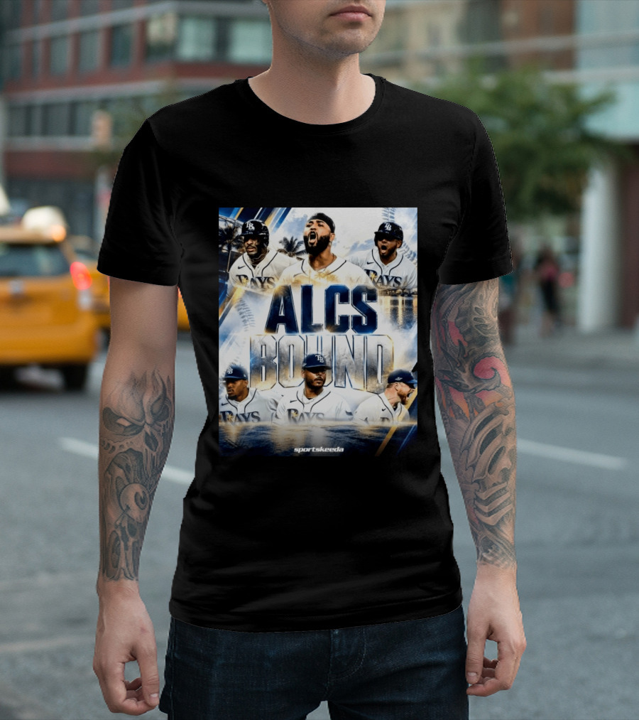 Tampa Bay Rays ALCS Bound Third Time Franchise History T-Shirt