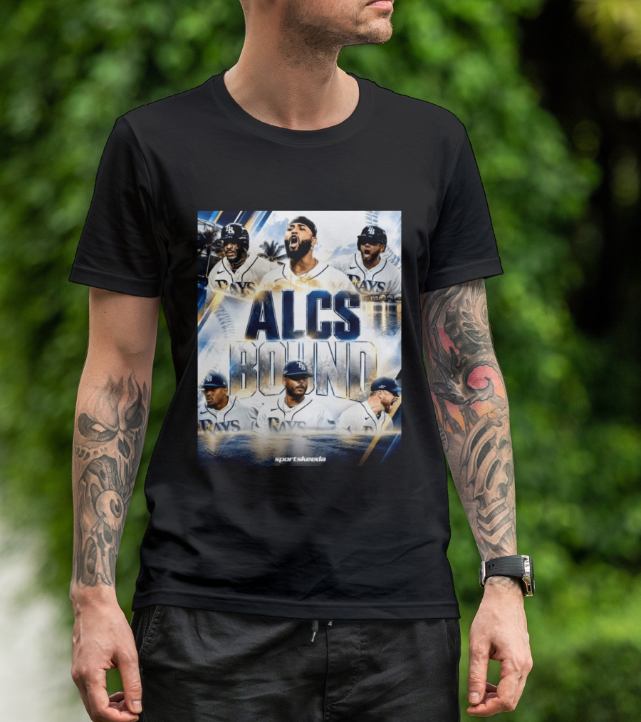 Tampa Bay Rays ALCS Bound Third Time Franchise History T-Shirt