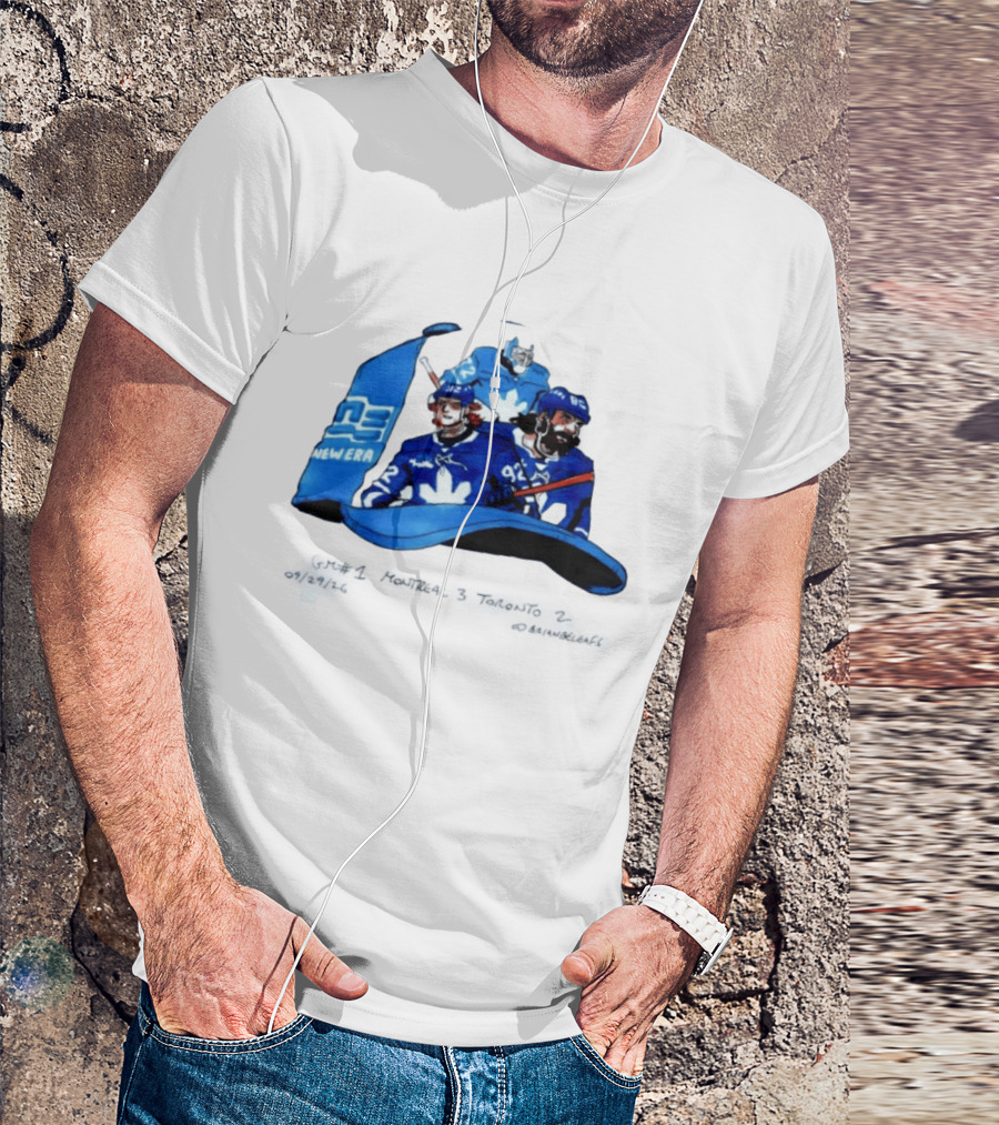 Montreal Vs Toronto Game 1 Hockey NHL New Era T-Shirt