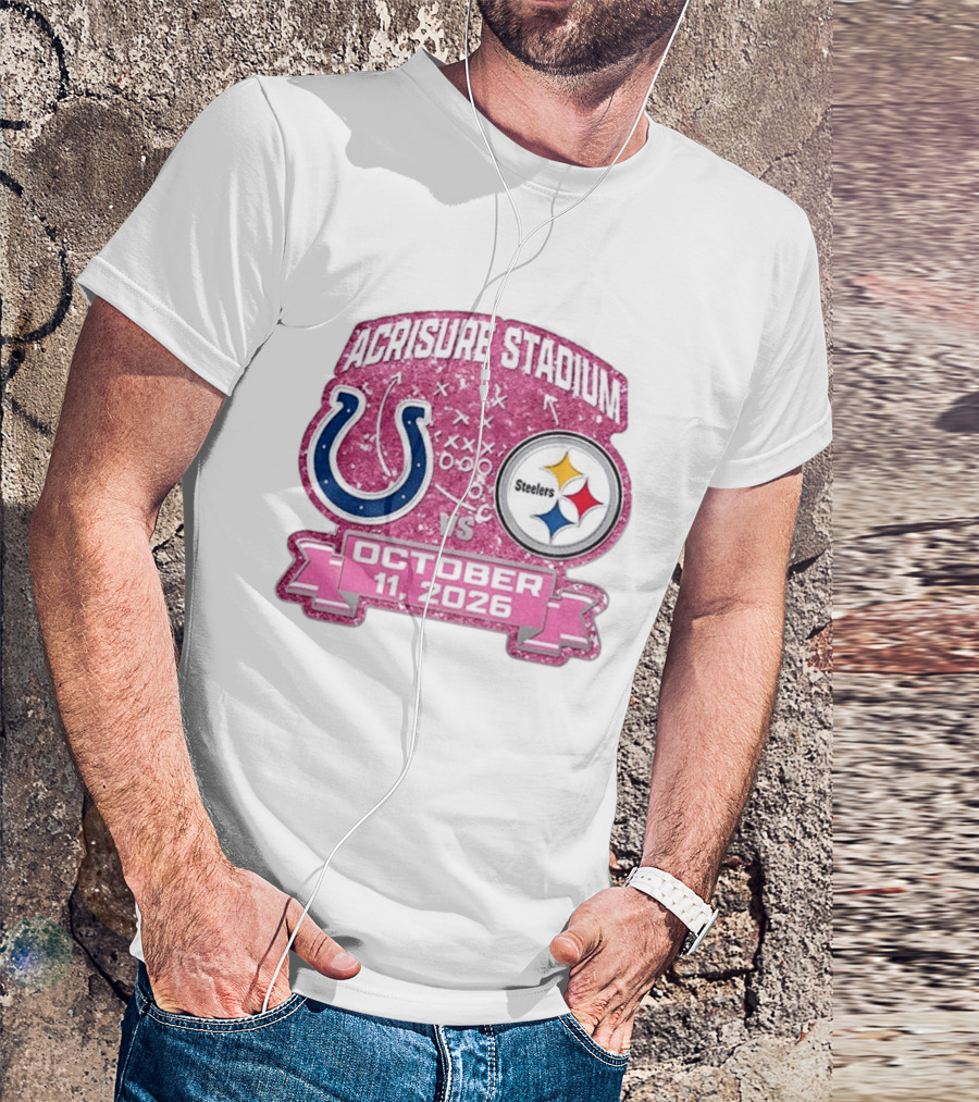 Acrisure Stadium Pittsburgh Steelers Vs Indianapolis Colts October 11 2026 T-Shirt