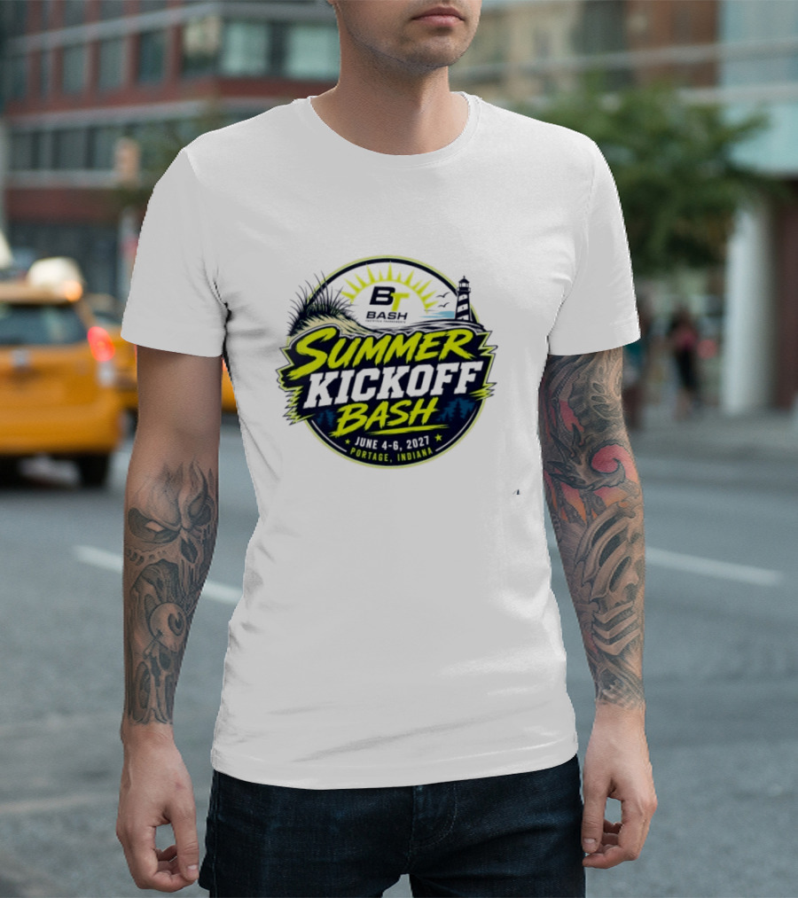 Portage Indiana Summer Kickoff Bash ET Bash Softball Event T-Shirt